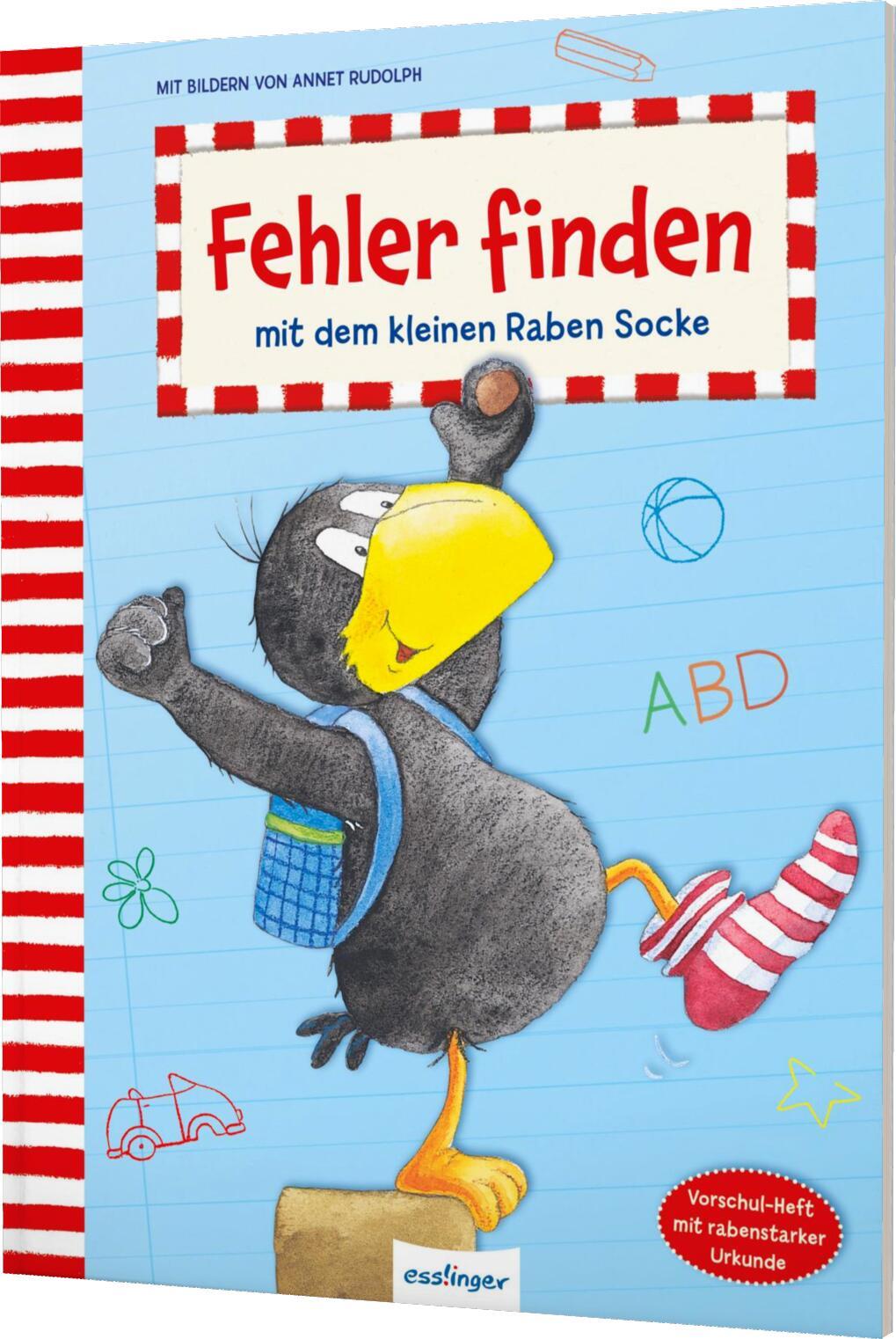 Cover: 9783480236022 | Der kleine Rabe Socke: Fehler finden mit dem kleinen Raben Socke