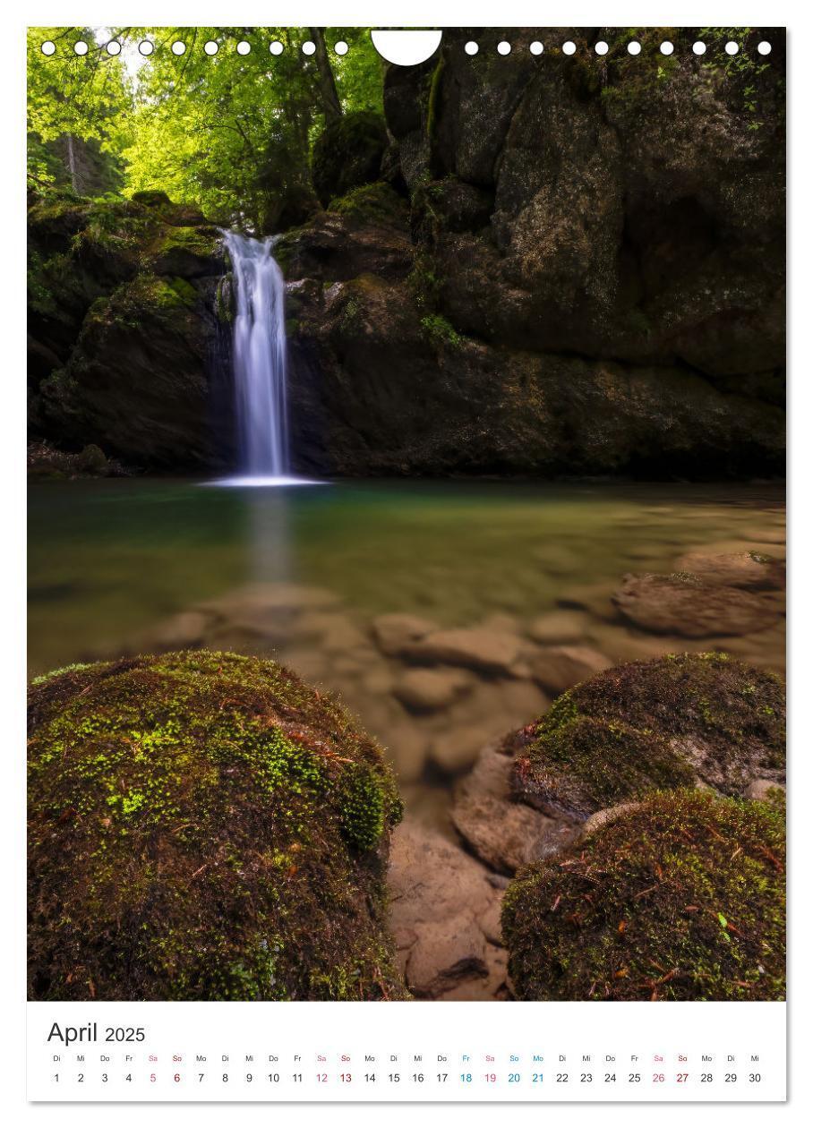 Bild: 9783435901449 | Allgäuer Wasserfälle (Wandkalender 2025 DIN A4 hoch), CALVENDO...