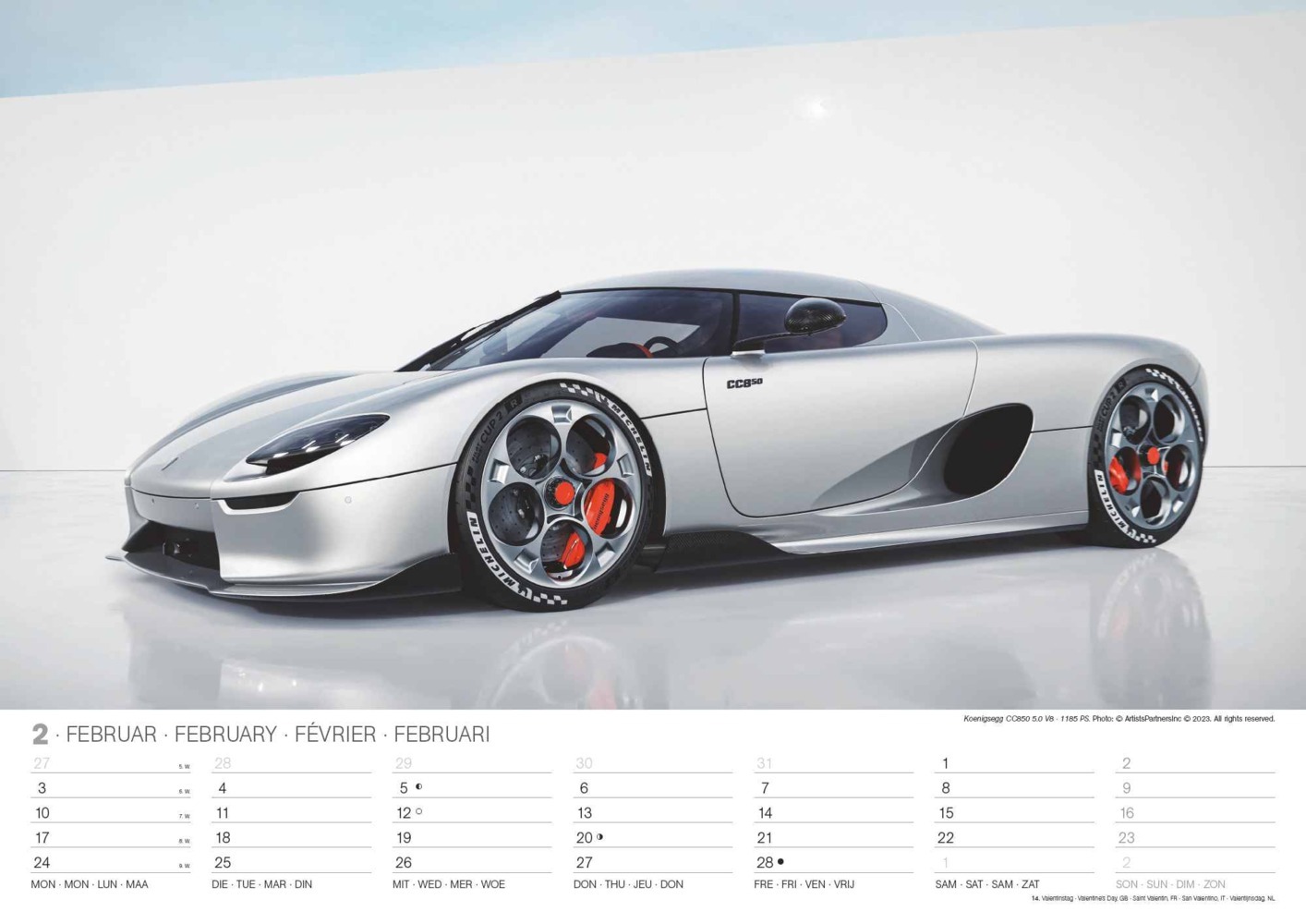 Bild: 4002725994332 | N NEUMANNVERLAGE - Sports Cars 2025 Wandkalender, 45x48cm, Kalender...