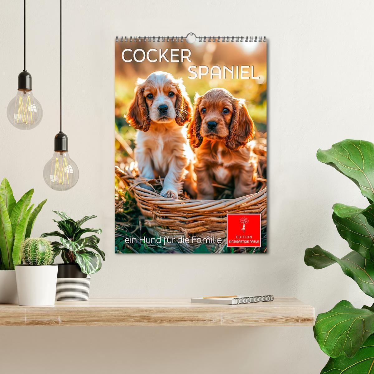 Bild: 9783383765421 | Cocker Spaniel - ein Hund für die Familie (Wandkalender 2025 DIN A3...