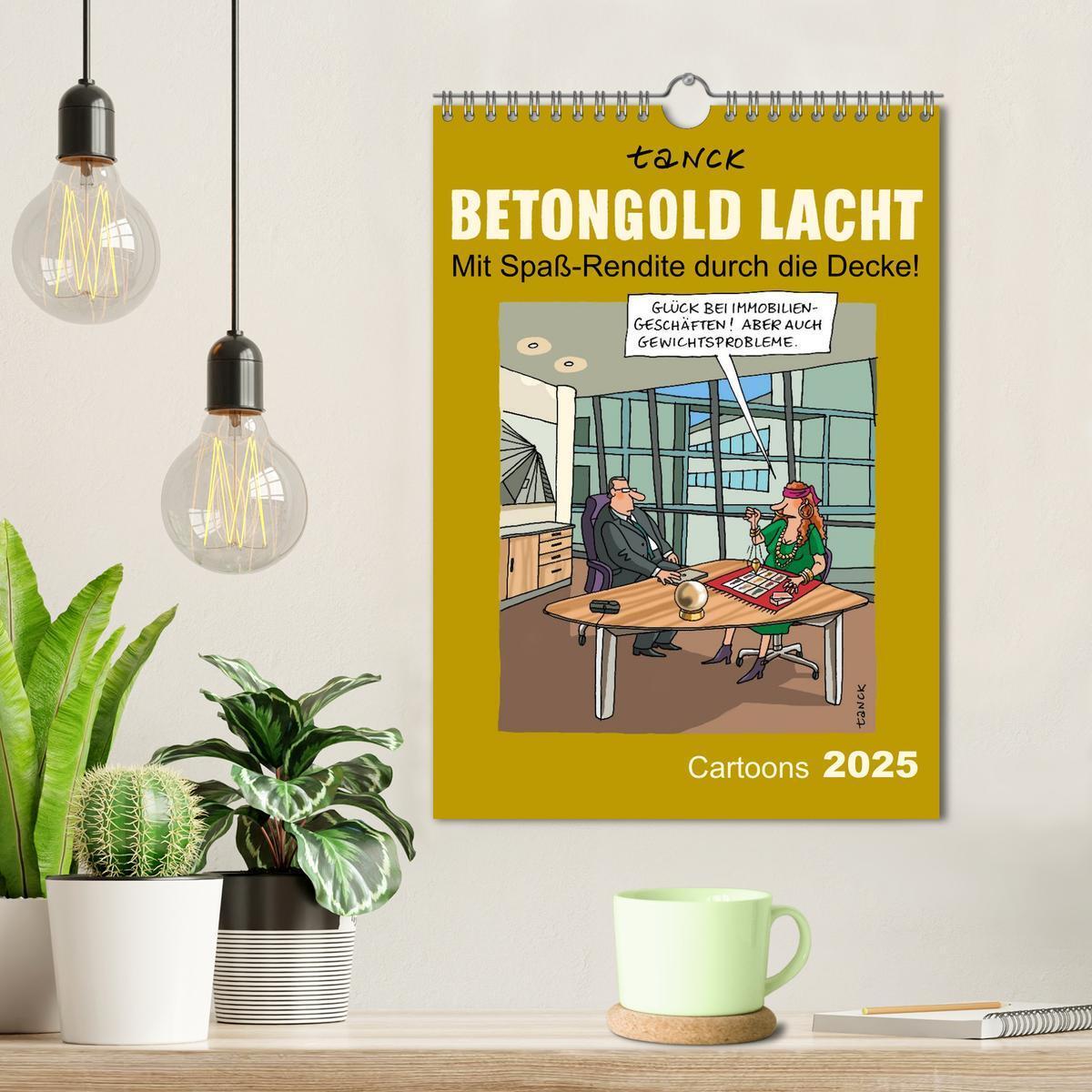 Bild: 9783457041307 | Betongold lacht - Cartoons (Wandkalender 2025 DIN A4 hoch),...