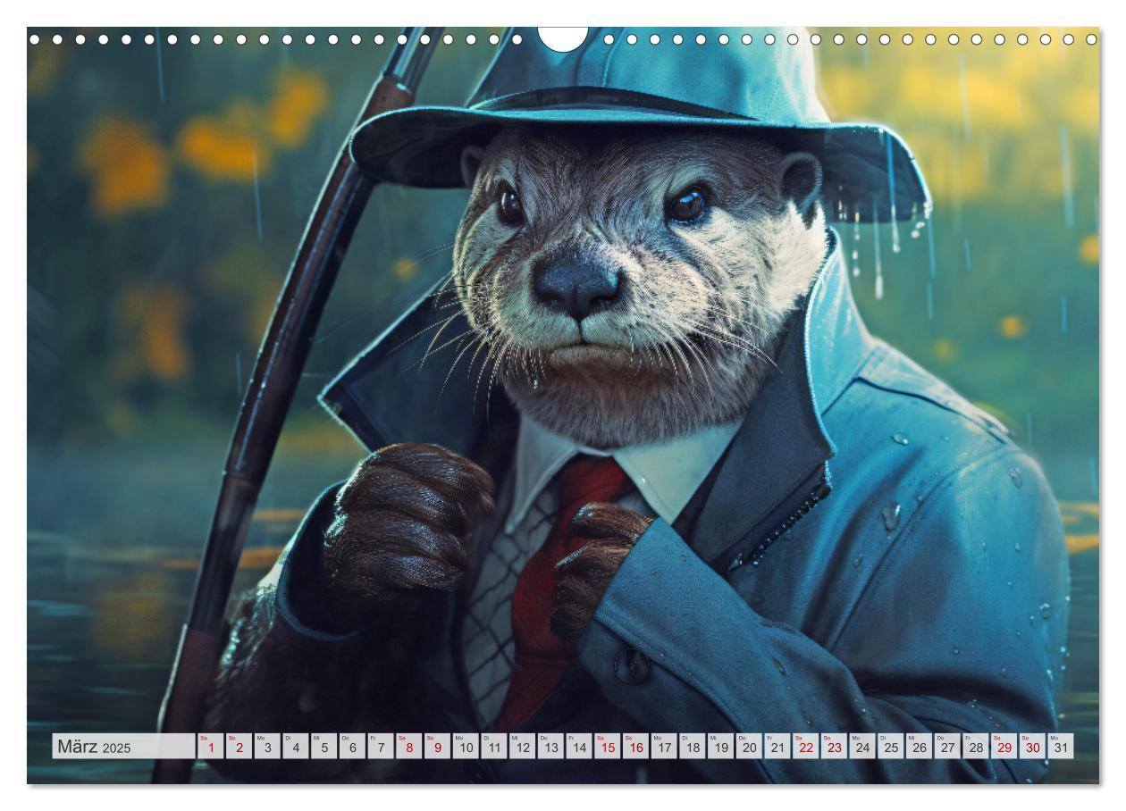 Bild: 9783383891984 | Otter bei der Arbeit (Wandkalender 2025 DIN A3 quer), CALVENDO...