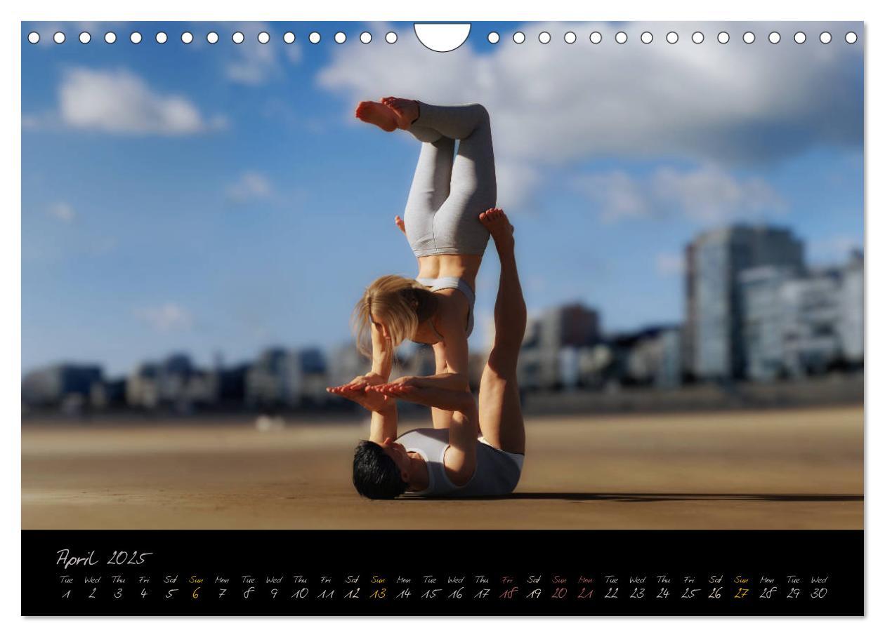 Bild: 9781325943494 | Yoga Couples - Harmony and Passion (Wall Calendar 2025 DIN A4...