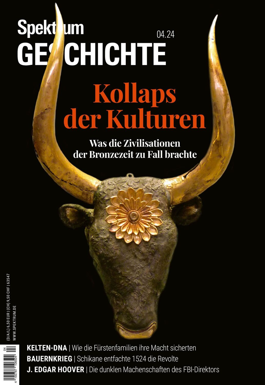 Cover: 9783958928367 | Spektrum Geschichte 4/2024 Kollaps der Kulturen | Wissenschaft | Buch