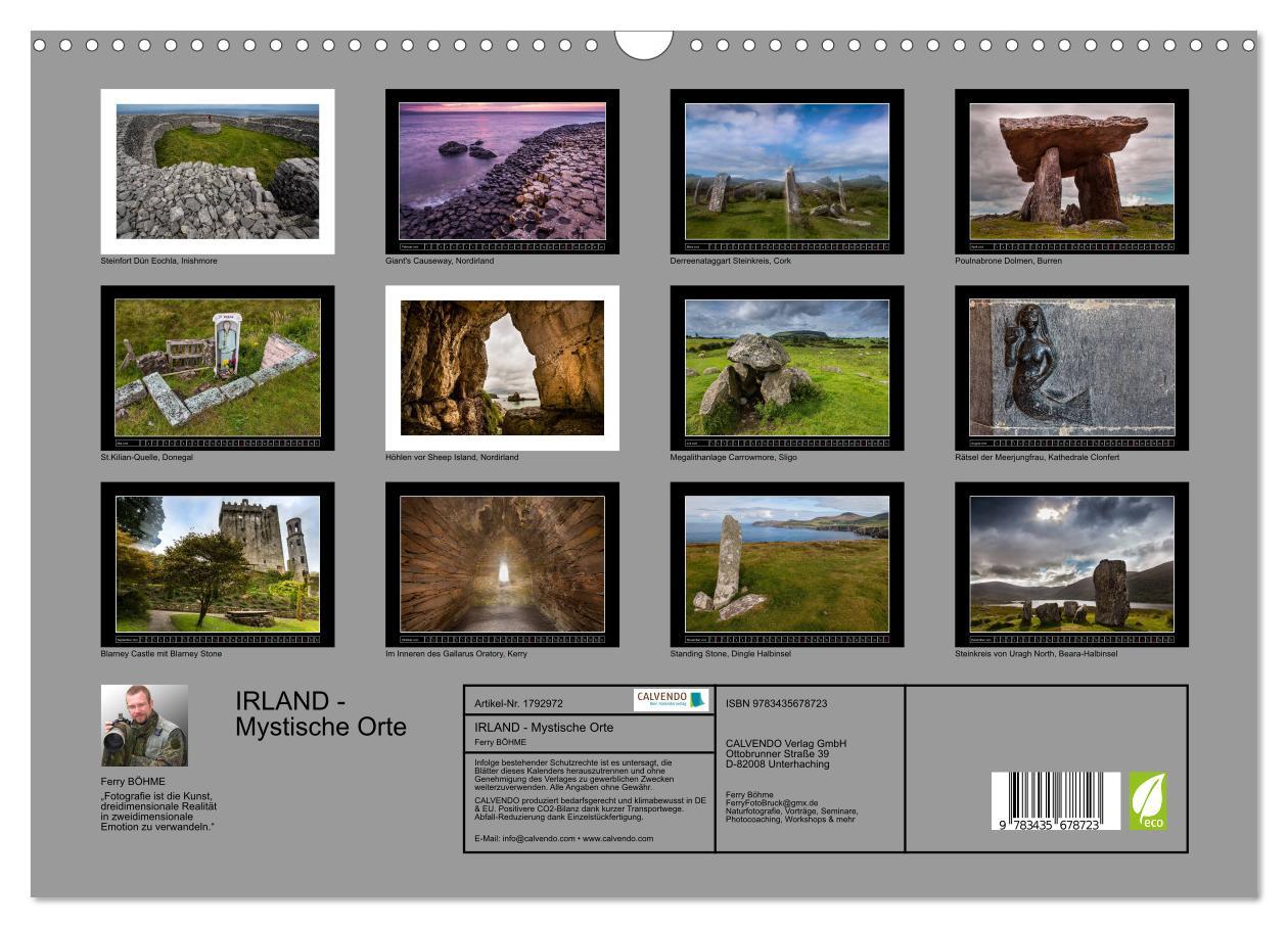 Bild: 9783435678723 | IRLAND - Mystische Orte (Wandkalender 2025 DIN A3 quer), CALVENDO...