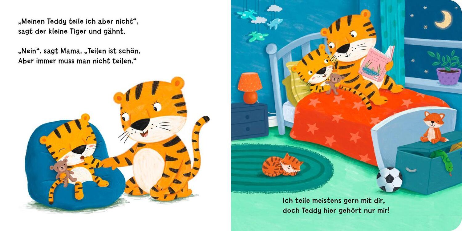 Bild: 9783480239313 | Teilen ist schön, kleiner Tiger! | Anja Kiel | Buch | 18 S. | Deutsch