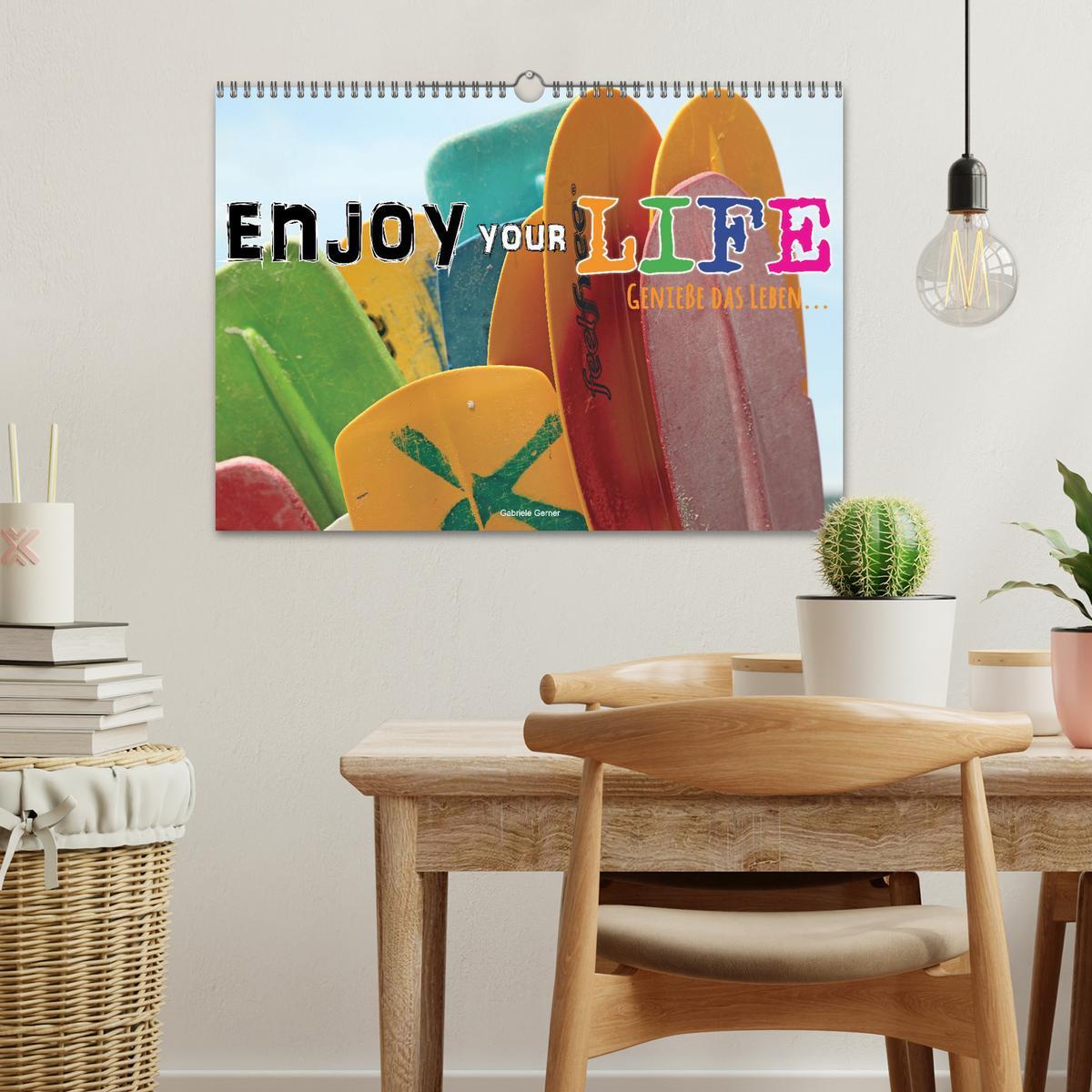 Bild: 9783457179161 | Enjoy your life - Genieße das Leben (Wandkalender 2025 DIN A3...