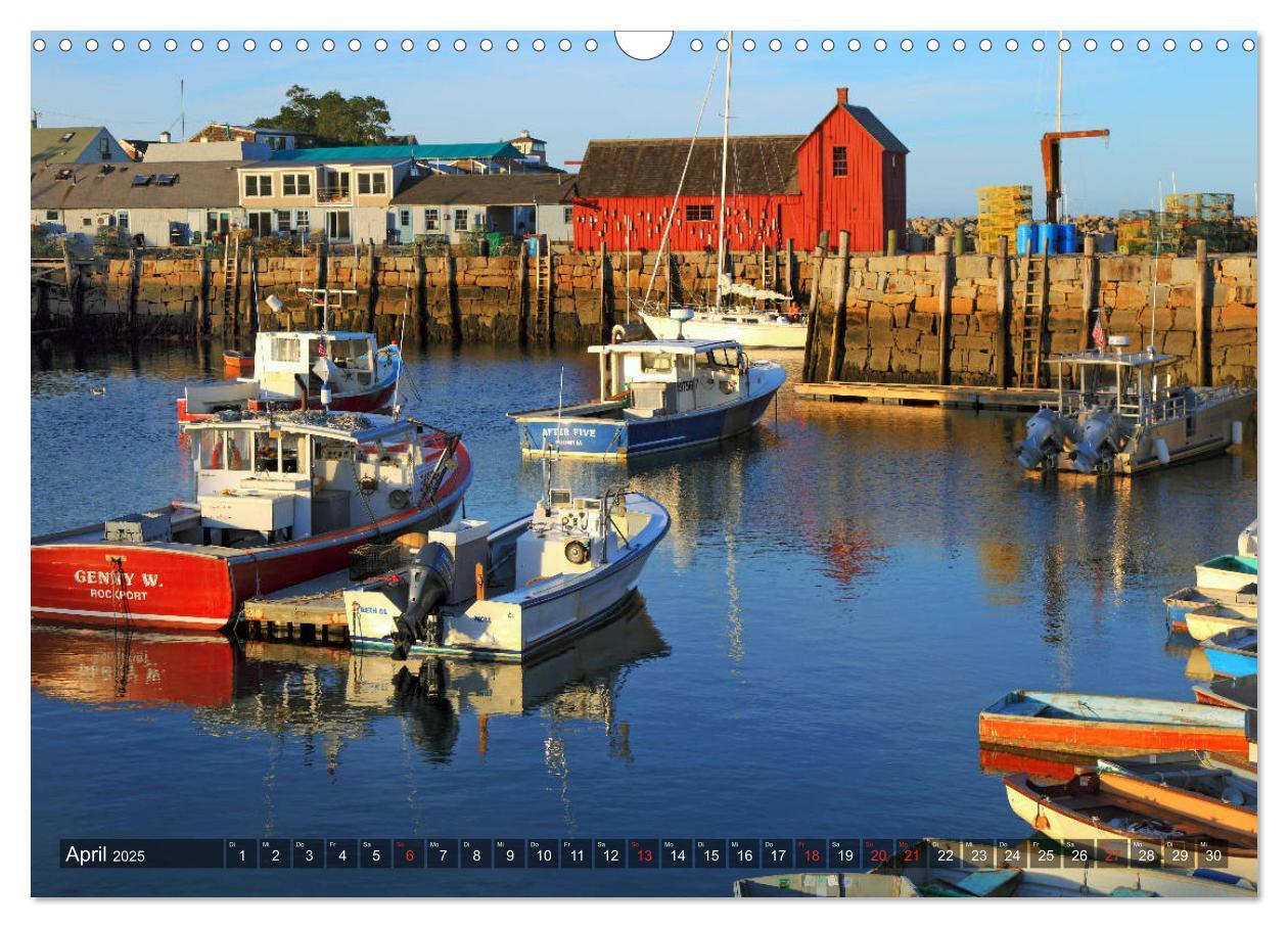 Bild: 9783435166459 | Neuengland - Von Rhode Island bis Maine (Wandkalender 2025 DIN A3...