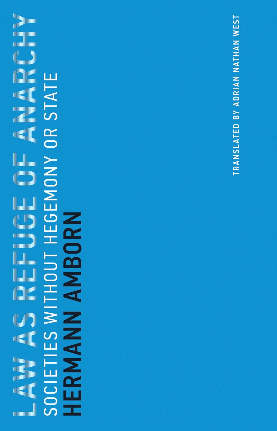 Cover: 9780262536585 | Law as Refuge of Anarchy: Societies Without Hegemony or State | Amborn