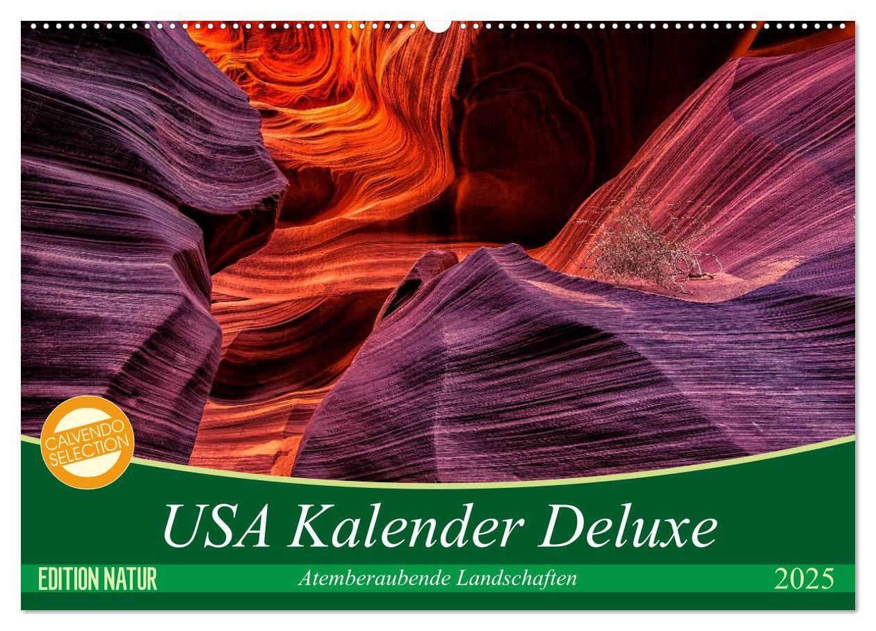 Cover: 9783435672479 | USA Kalender Deluxe (Wandkalender 2025 DIN A2 quer), CALVENDO...