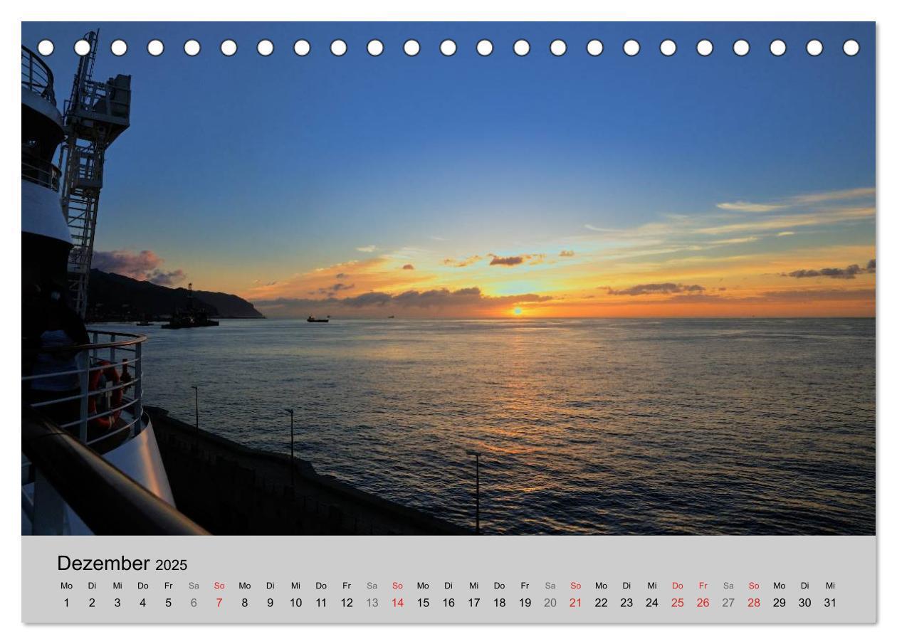 Bild: 9783435526451 | Kreuzfahrt Impressionen (Tischkalender 2025 DIN A5 quer), CALVENDO...