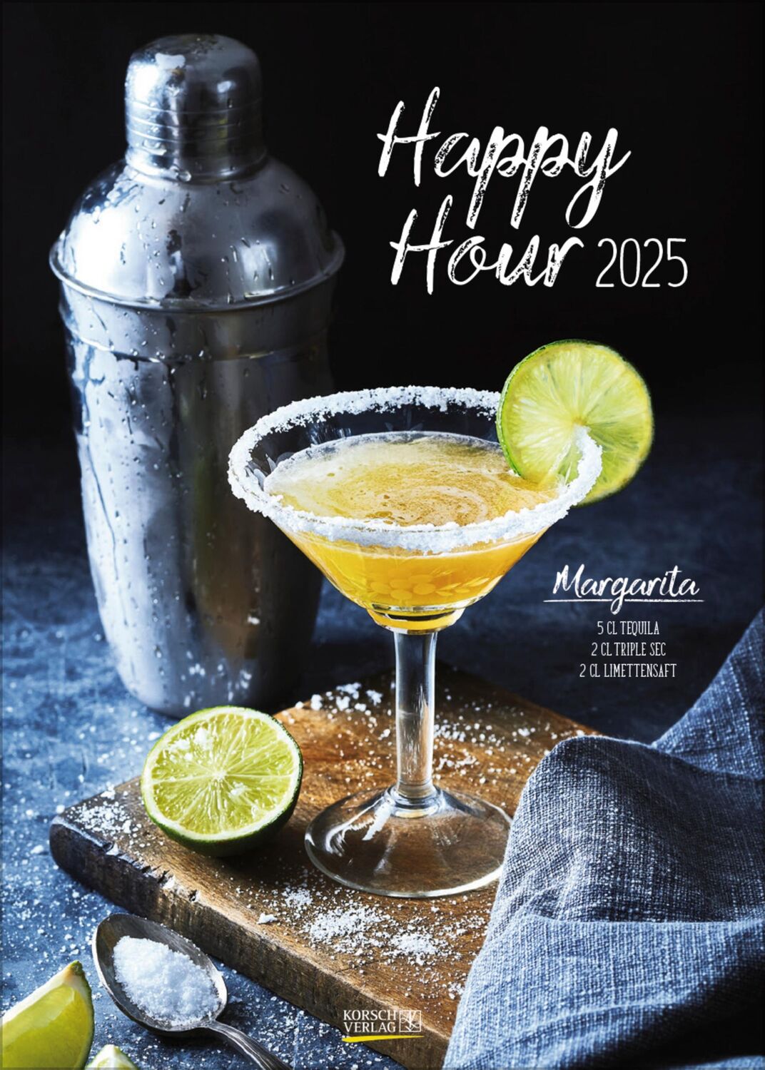 Cover: 9783731880110 | Happy Hour 2025 | Korsch Verlag | Kalender | Spiralbindung | 14 S.