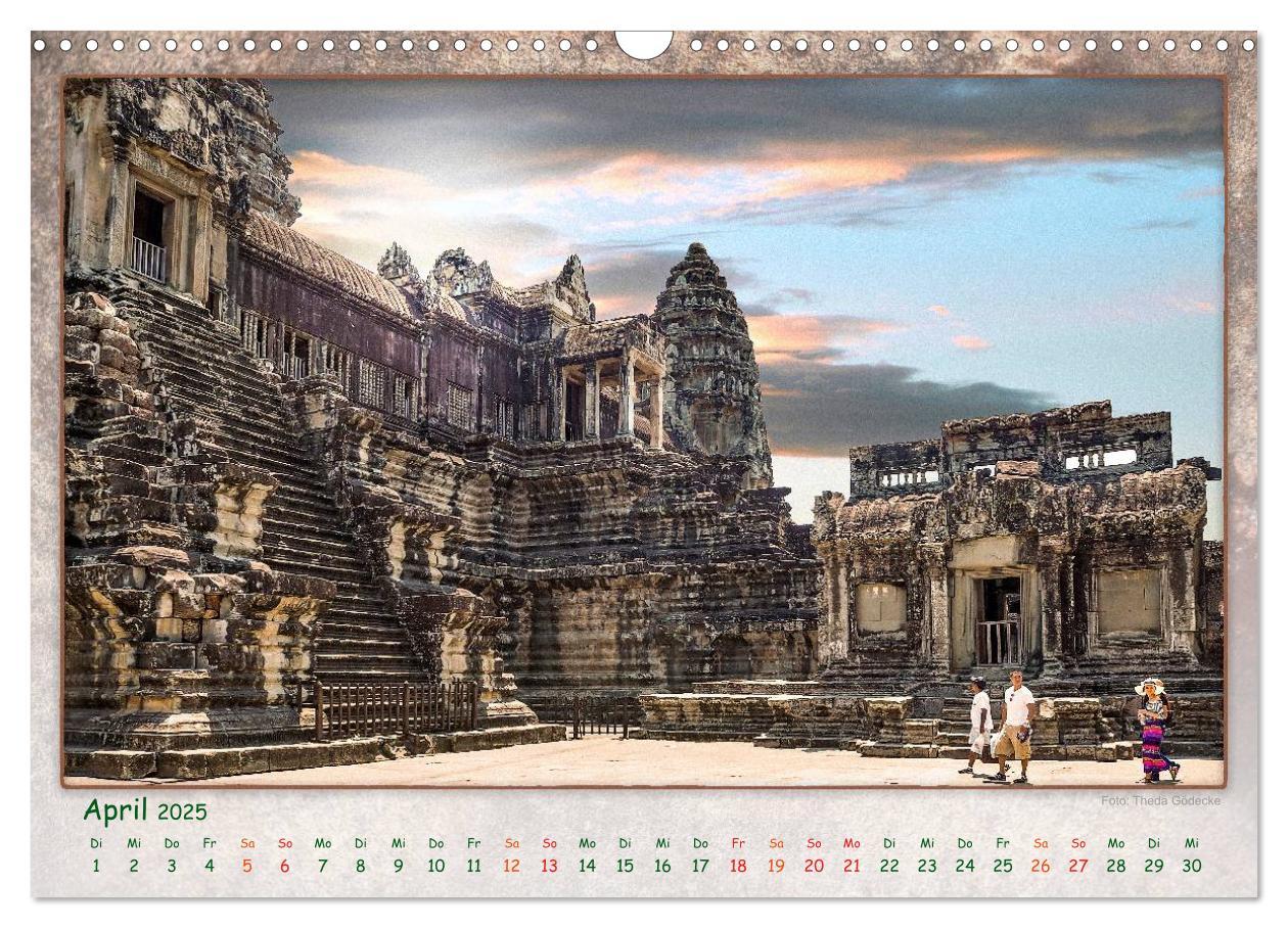 Bild: 9783435471485 | Kambodscha, Angkor Thom, Angkor Wat und Bayon (Wandkalender 2025...