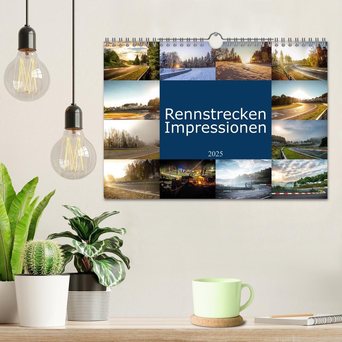 Bild: 9783457071809 | Rennstrecken Impressionen (Wandkalender 2025 DIN A4 quer), CALVENDO...