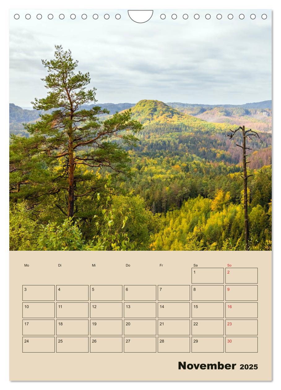 Bild: 9783435972197 | Zauberhafte Sächsische Schweiz (Wandkalender 2025 DIN A4 hoch),...