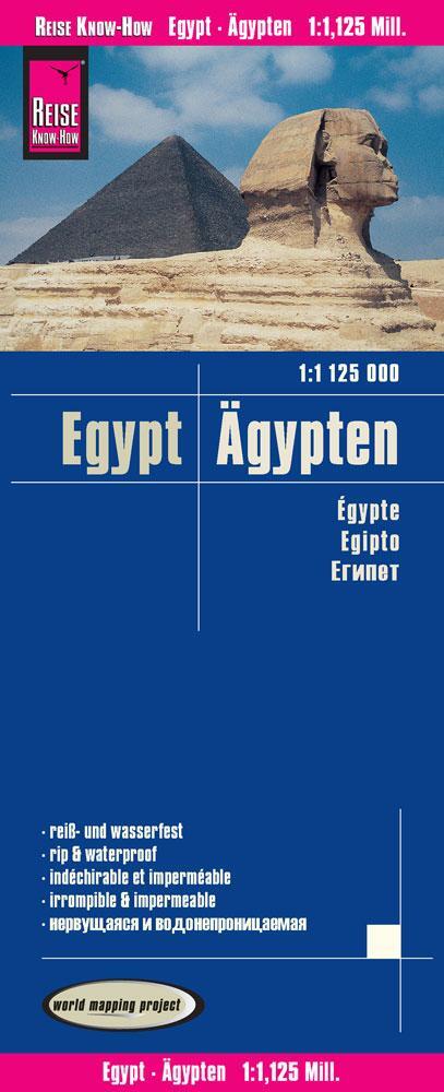 Cover: 9783831774081 | Reise Know-How Landkarte Ägypten (1:1.125.000) | world mapping project