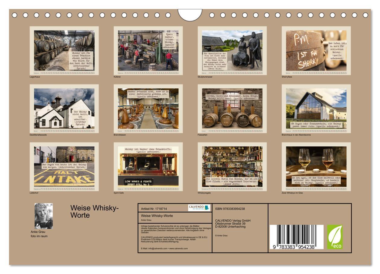 Bild: 9783383954238 | Weise Whisky-Worte (Wandkalender 2025 DIN A4 quer), CALVENDO...