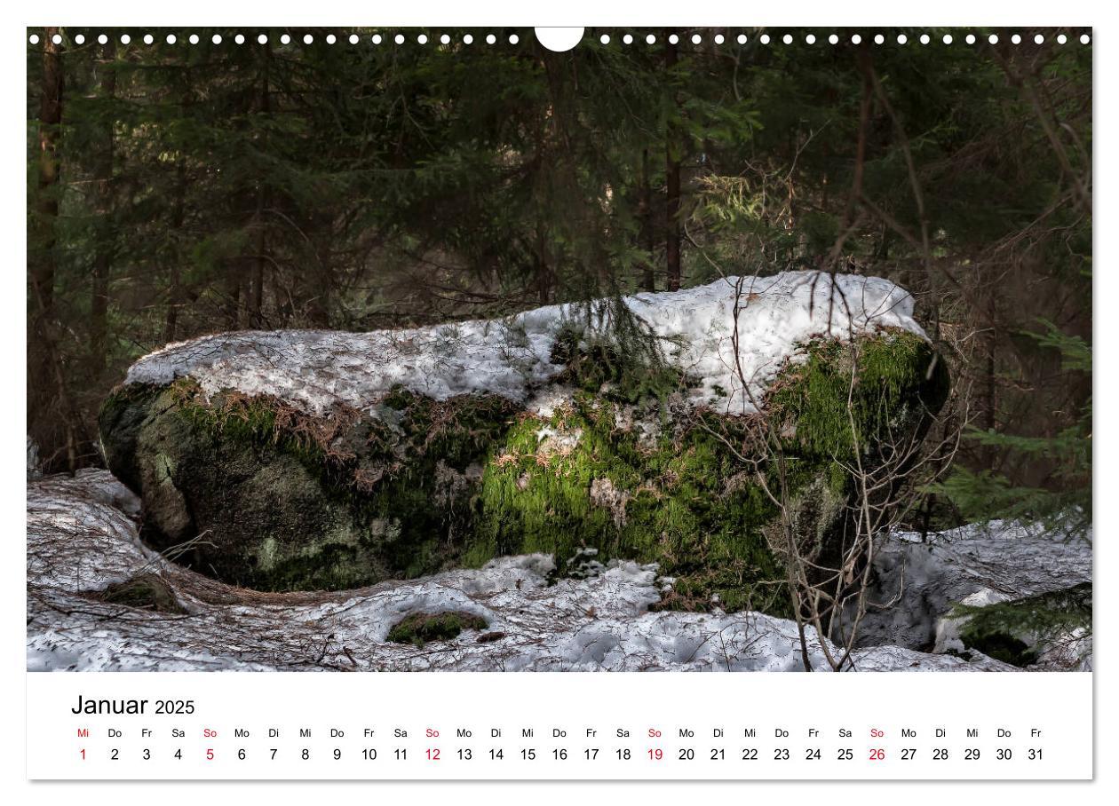 Bild: 9783435324668 | Granitwelten im Waldviertel (Wandkalender 2025 DIN A3 quer),...