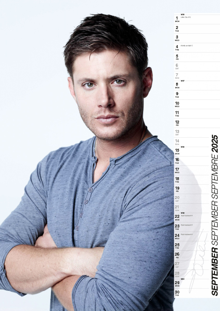 Bild: 9798893610444 | Jensen Ackles Kalender 2025 | Der Star aus Supernatural | Kalender