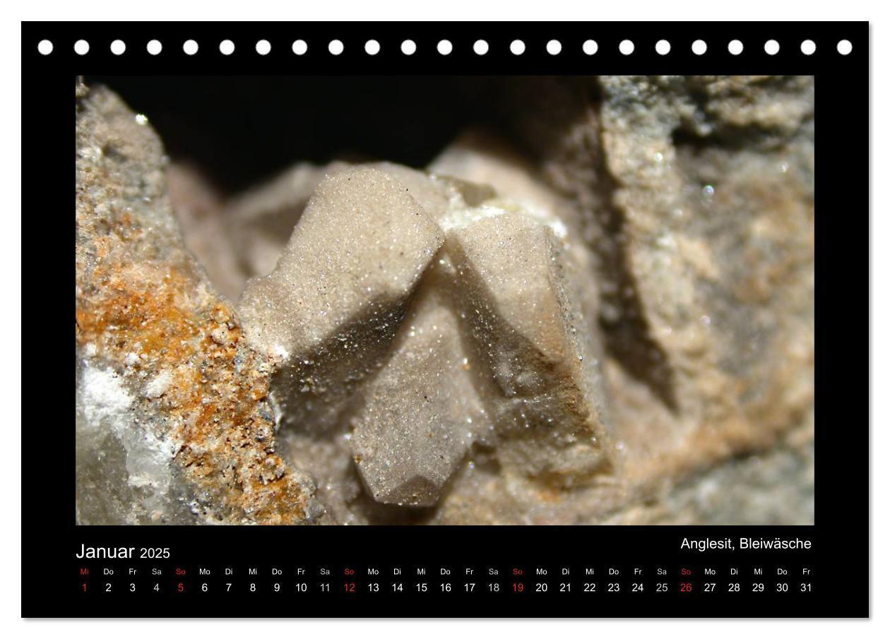 Bild: 9783435768042 | Mineralien aus dem Sauerland (Tischkalender 2025 DIN A5 quer),...