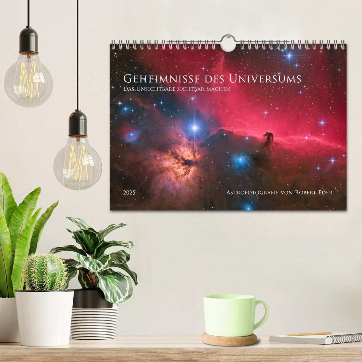 Bild: 9783435010875 | Geheimnisse des Universums (Wandkalender 2025 DIN A4 quer),...