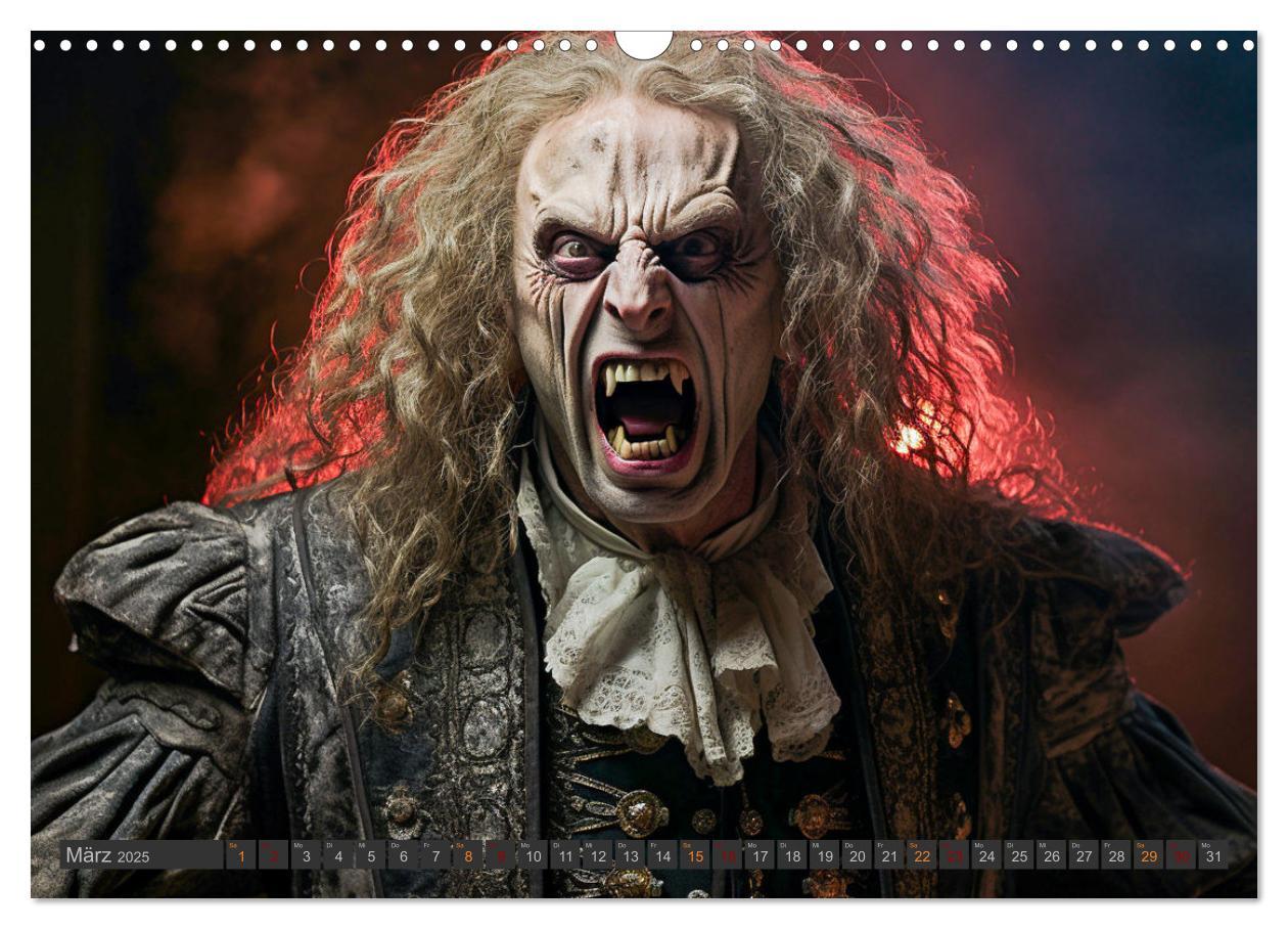 Bild: 9783383884535 | Vampire - Kreaturen der Nacht (Wandkalender 2025 DIN A3 quer),...