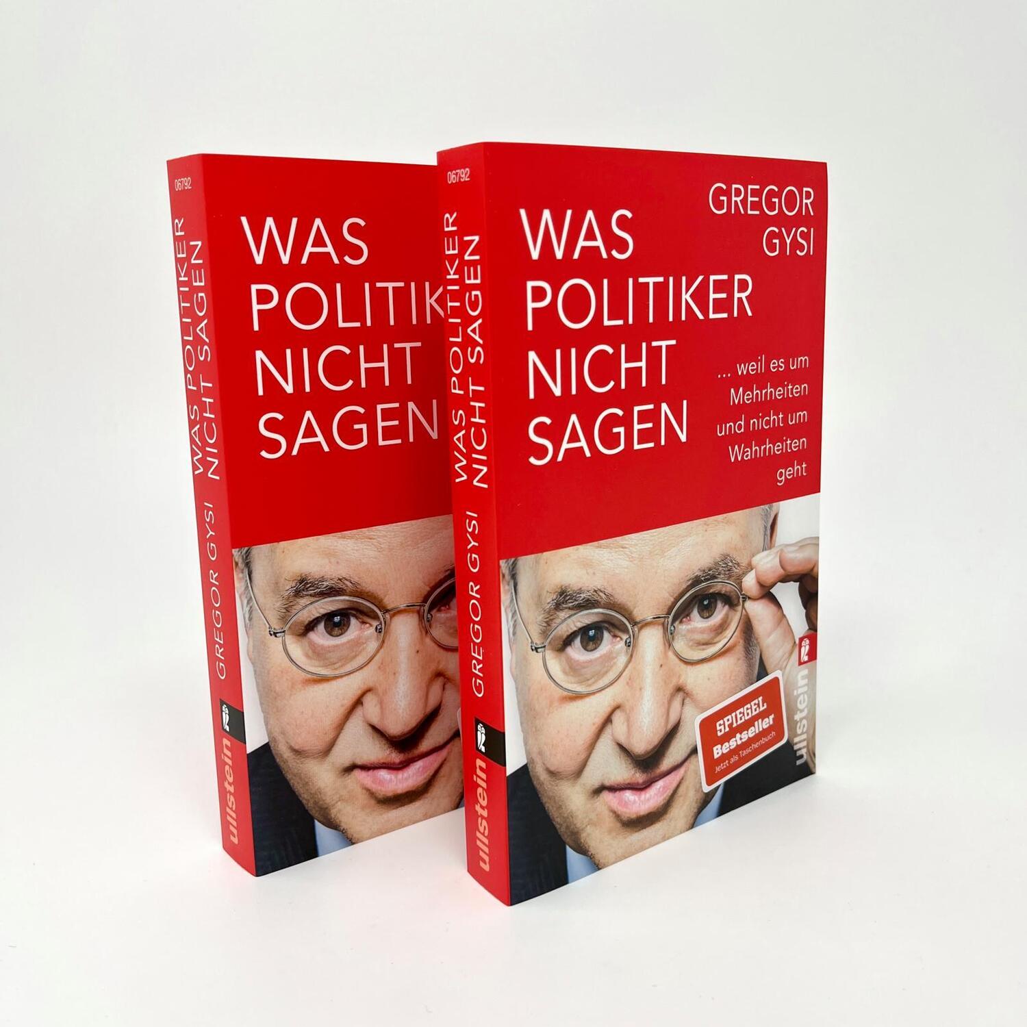 Bild: 9783548067926 | Was Politiker nicht sagen | Gregor Gysi | Taschenbuch | 272 S. | 2023