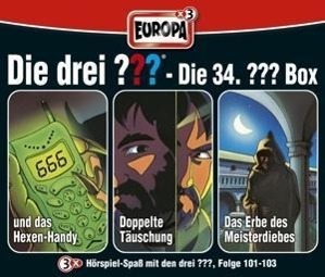 Cover: 888750857224 | Die drei ??? Box 34. Folgen 101 - 103 (Fragezeichen) 3 CDs | Audio-CD