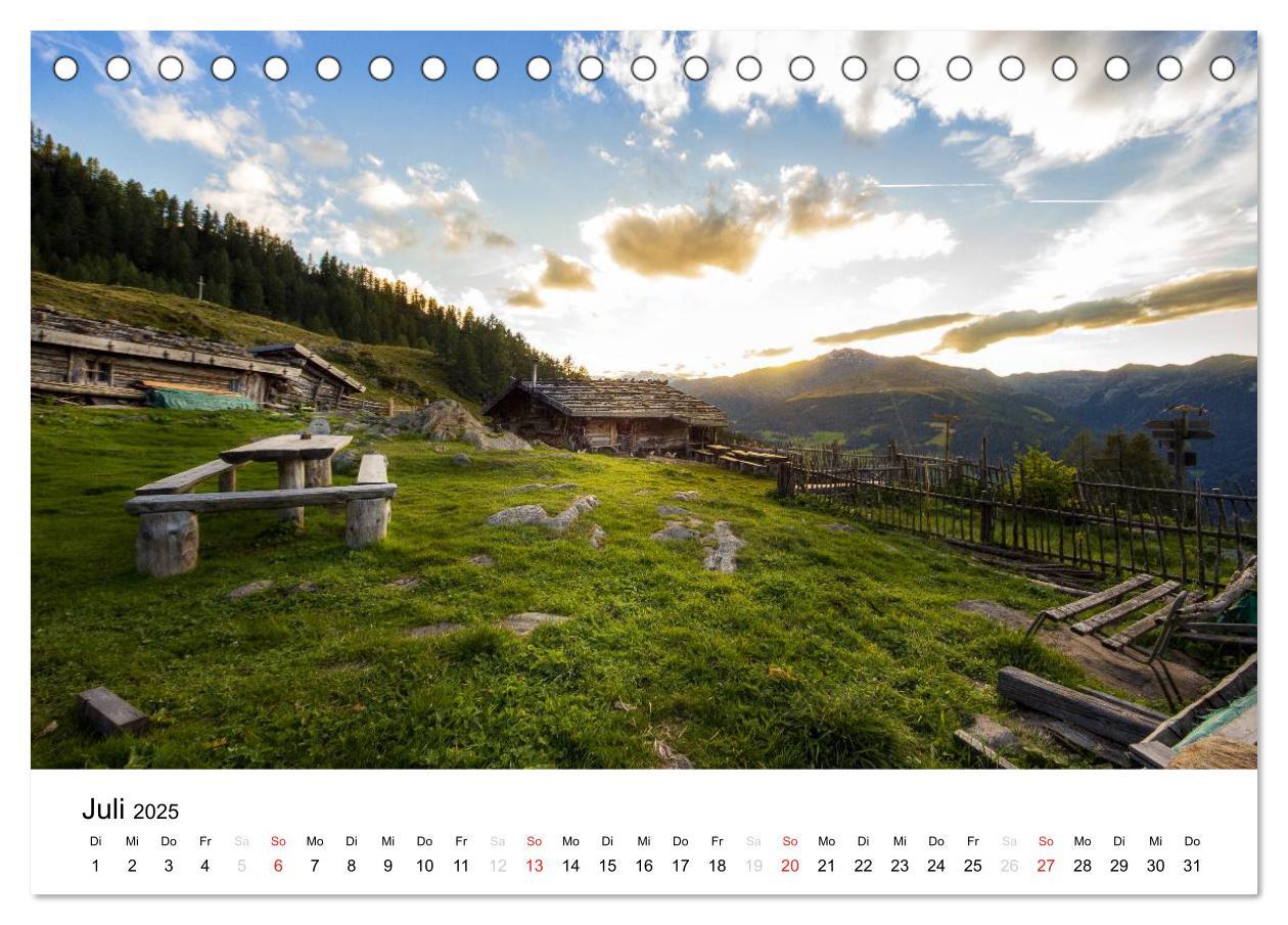 Bild: 9783435494590 | Almen im Ultental (Tischkalender 2025 DIN A5 quer), CALVENDO...