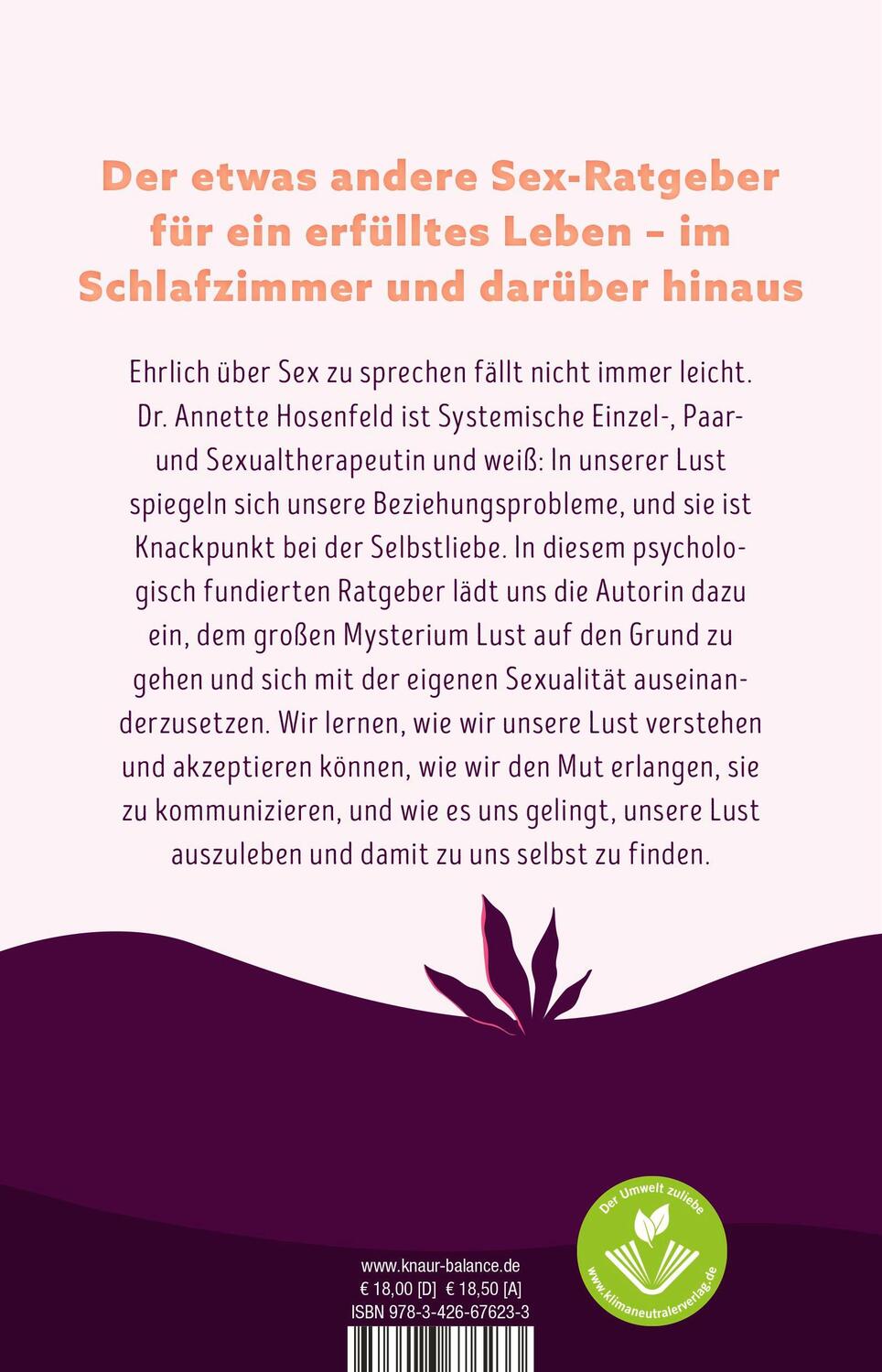 Rückseite: 9783426676233 | Mit Lust zu dir | Sexualität als Schlüssel zur Selbstliebe | Hosenfeld