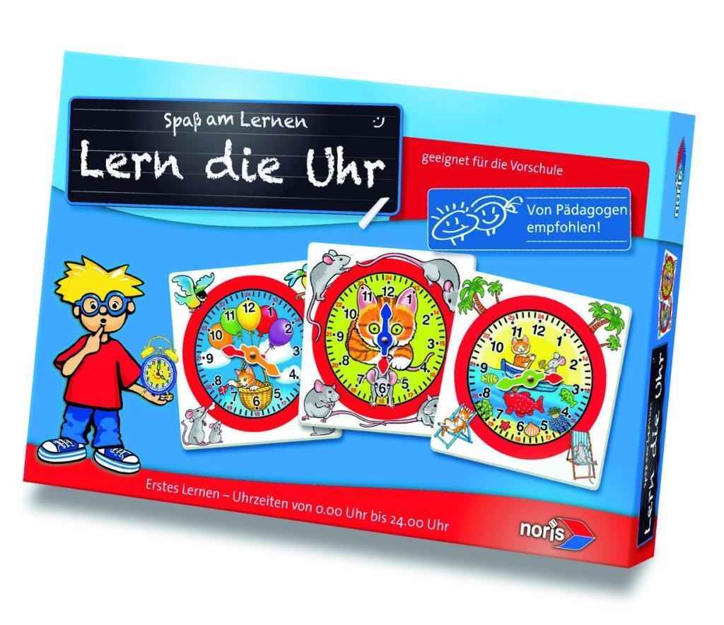 Bild: 4000826061526 | Lern die Uhr | Spiel | Deutsch | 2017 | NORIS | EAN 4000826061526