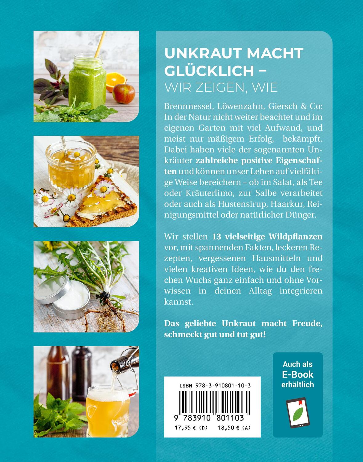 Rückseite: 9783910801103 | Geliebtes Unkraut | smarticular Verlag | Taschenbuch | Kostbare Natur