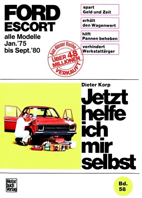 Cover: 9783879434633 | Ford Escort | Alle Modelle Jan. '75 bis Sept. '80 | Dieter Korp | Buch