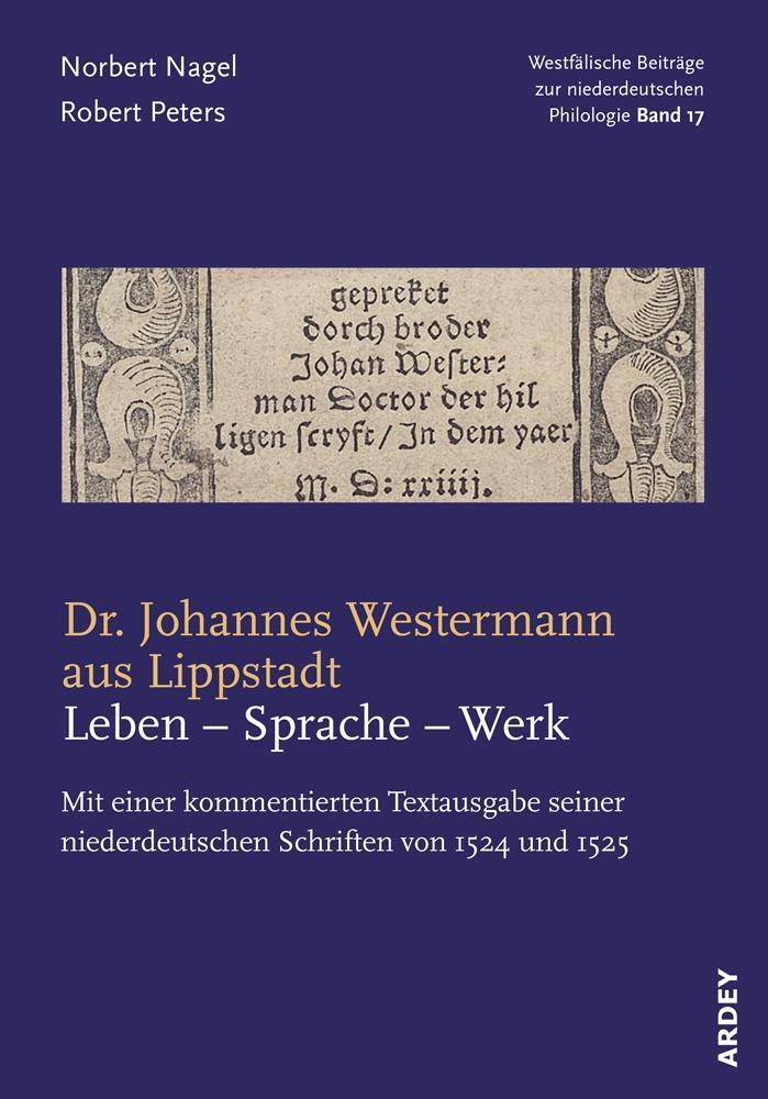 Cover: 9783870234096 | Dr. Johannes Westermann aus Lippstadt: Leben - Sprache - Werk | Nagel