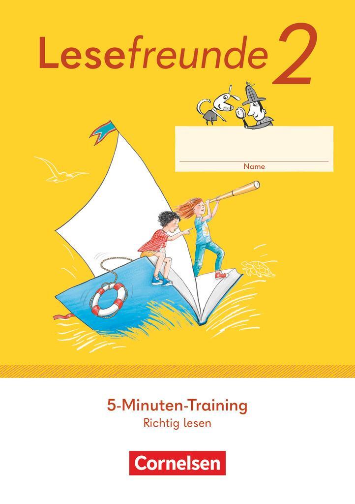 Cover: 9783464802779 | Lesefreunde 2. Schuljahr. 5-Minuten-Training - Arbeitsheft Richtig...