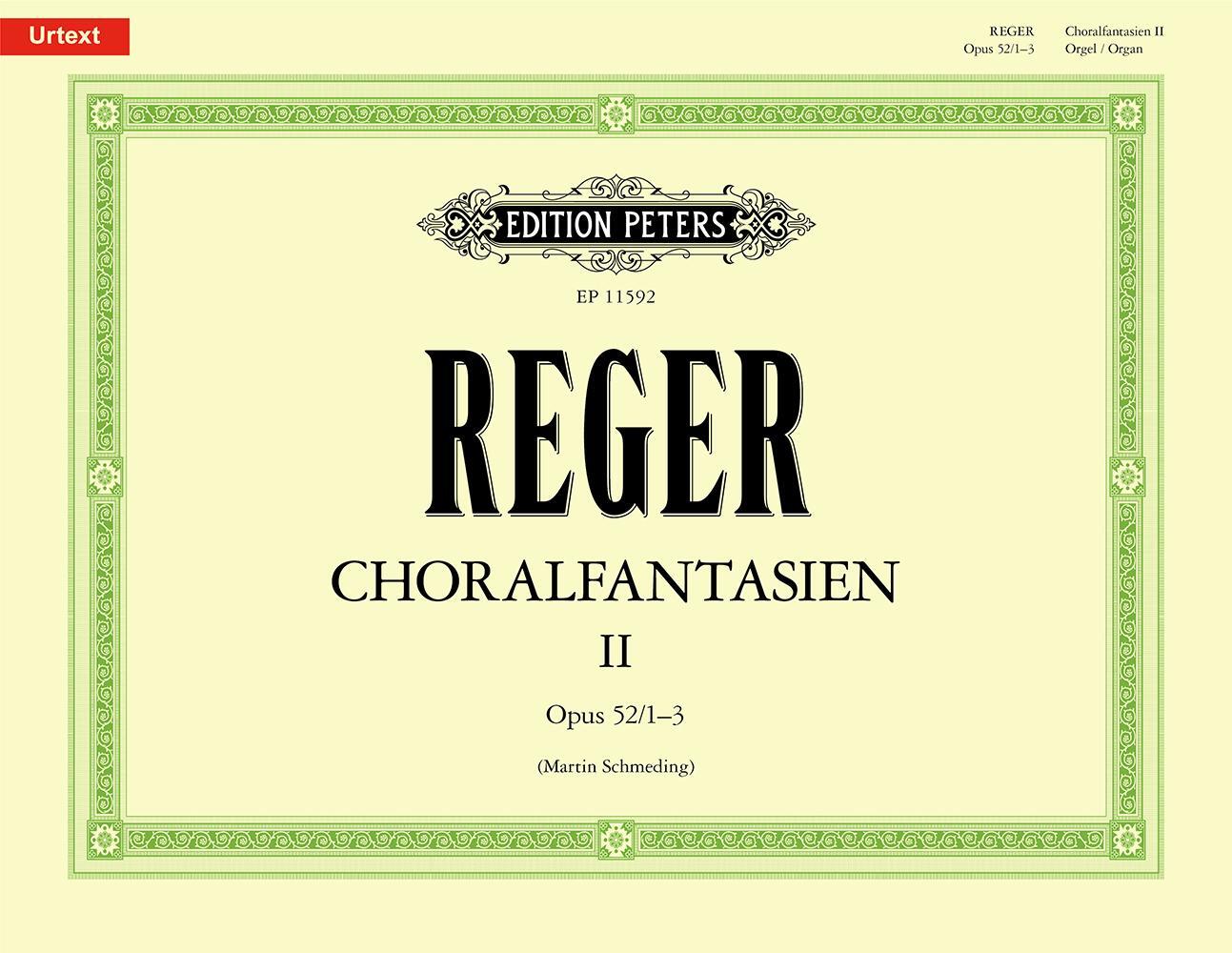 Cover: 9790014135126 | Choralfantasien für Orgel Band 2 : op. 52/13 | Max Reger | Broschüre