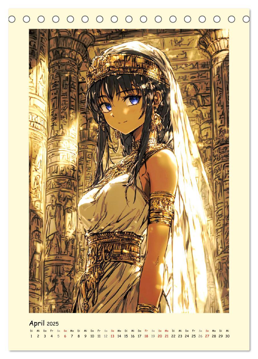 Bild: 9783457211489 | Im alten Ägypten. Manga-Mädchen im Pharaonenland (Tischkalender...