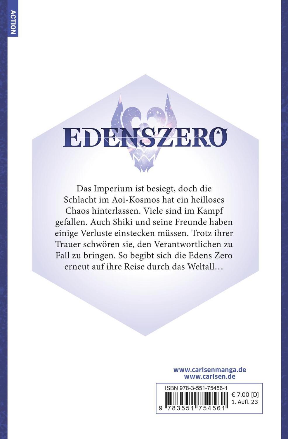 Rückseite: 9783551754561 | Edens Zero 20 | Hiro Mashima | Taschenbuch | Edens Zero | Taschenbuch