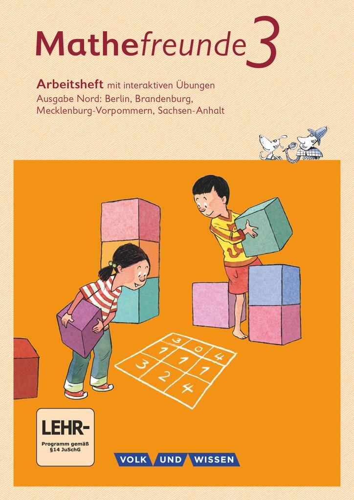 Cover: 9783060837090 | Mathefreunde 3. Schuljahr - Nord - Arbeitsheft mit interaktiven...