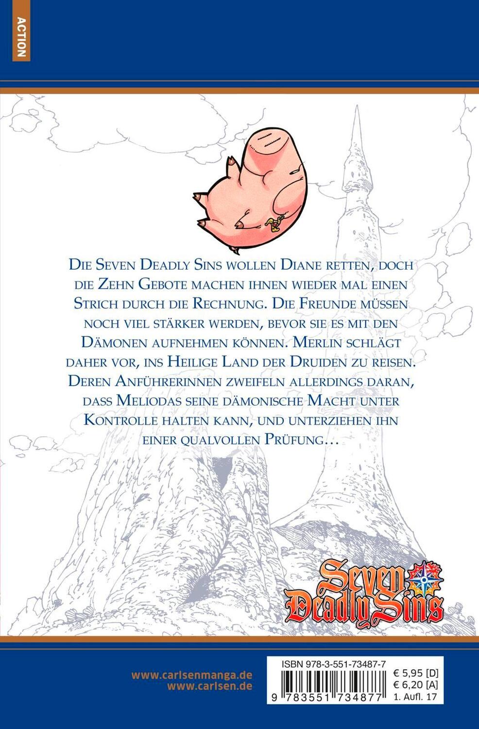 Rückseite: 9783551734860 | Seven Deadly Sins 16 | Suzuki Nakaba | Taschenbuch | Seven Deadly Sins