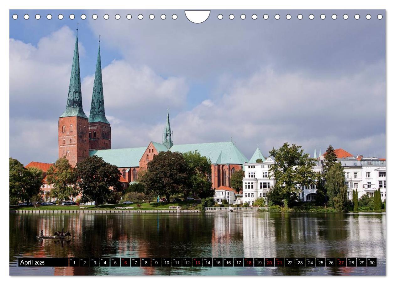 Bild: 9783435550074 | Ostseeperle Lübeck (Wandkalender 2025 DIN A4 quer), CALVENDO...