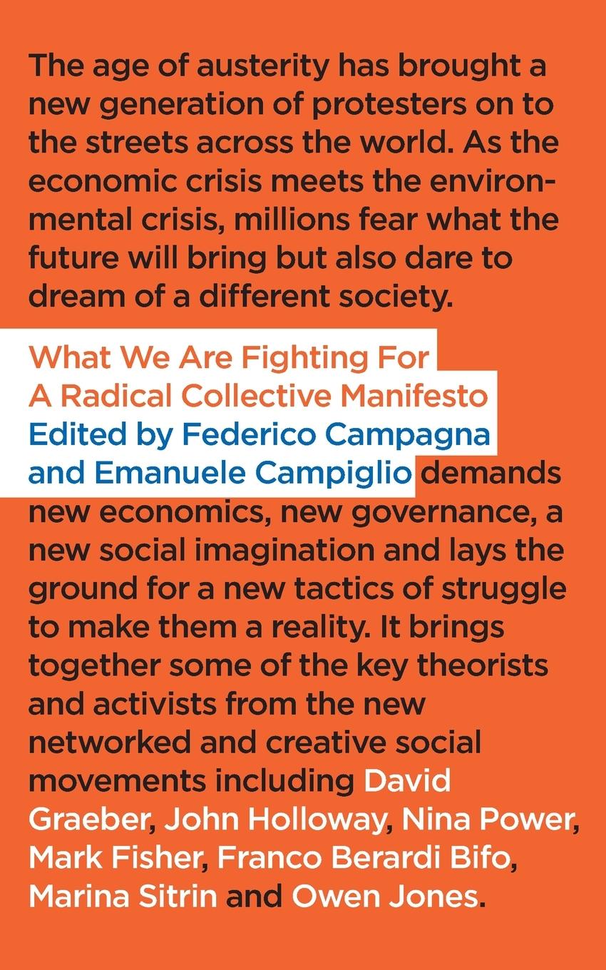 Cover: 9780745332857 | What We Are Fighting For | A Radical Collective Manifesto | Campiglio