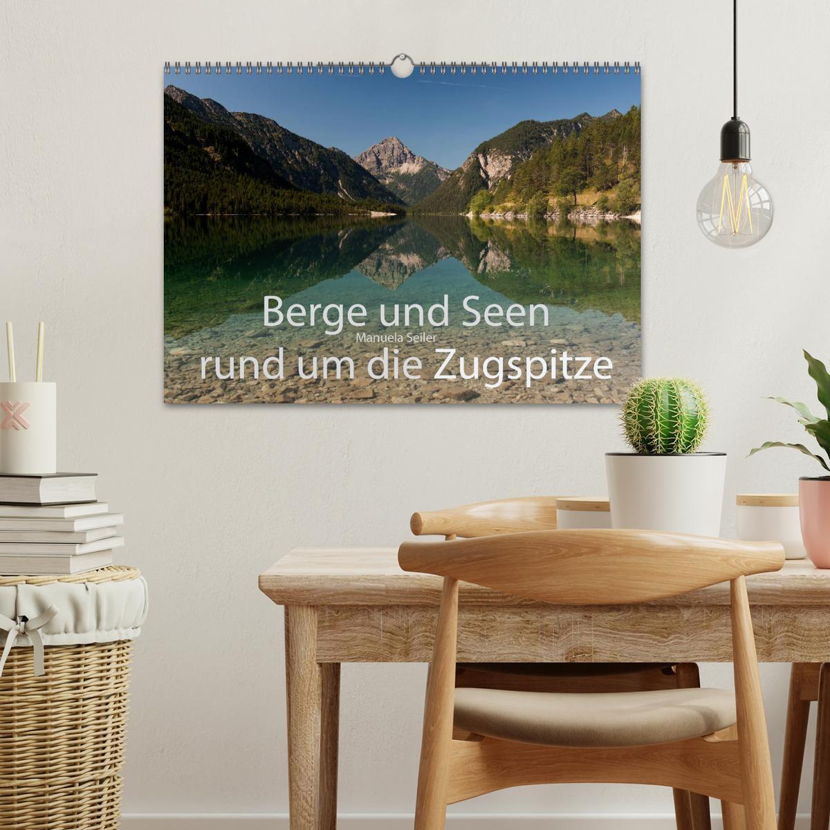 Bild: 9783435561674 | Berge und Seen rund um die Zugspitze (Wandkalender 2025 DIN A3...