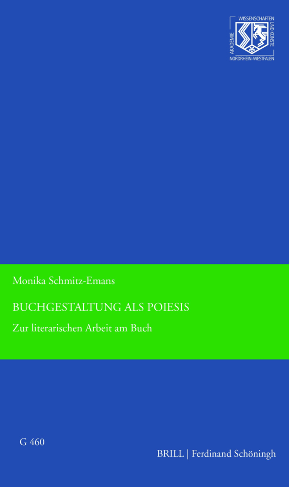 Cover: 9783506760517 | Buchgestaltung als Poiesis | Monika Schmitz-Emans | Taschenbuch | 2021