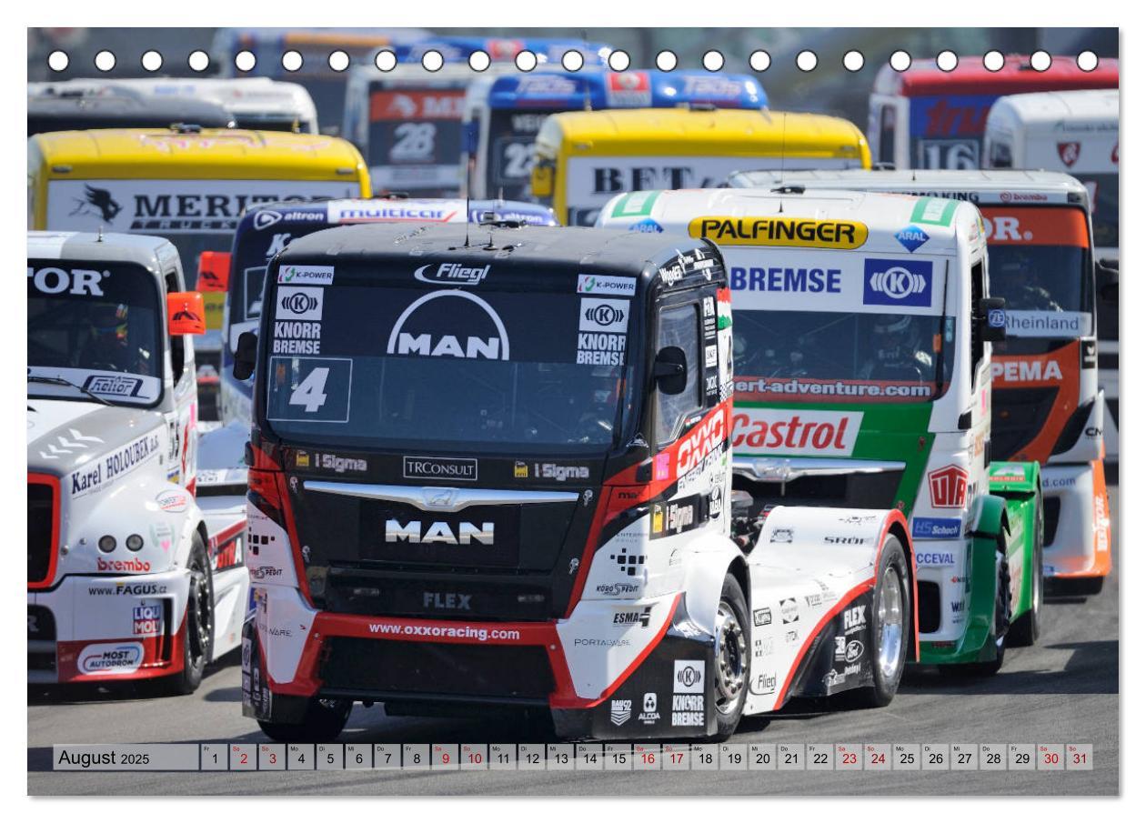 Bild: 9783457159156 | Best of TRUCK RACING (Tischkalender 2025 DIN A5 quer), CALVENDO...