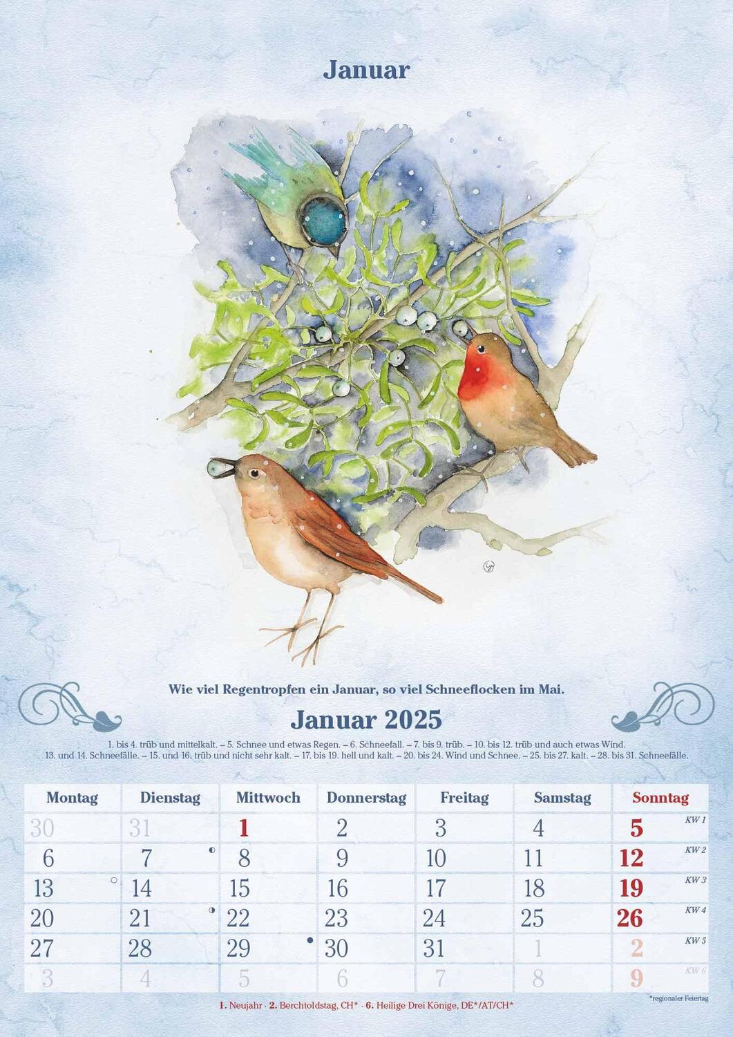 Bild: 4251732343415 | 100-jähriger Kalender 2025 - Bildkalender A3 (29,7x42 cm) - mit...