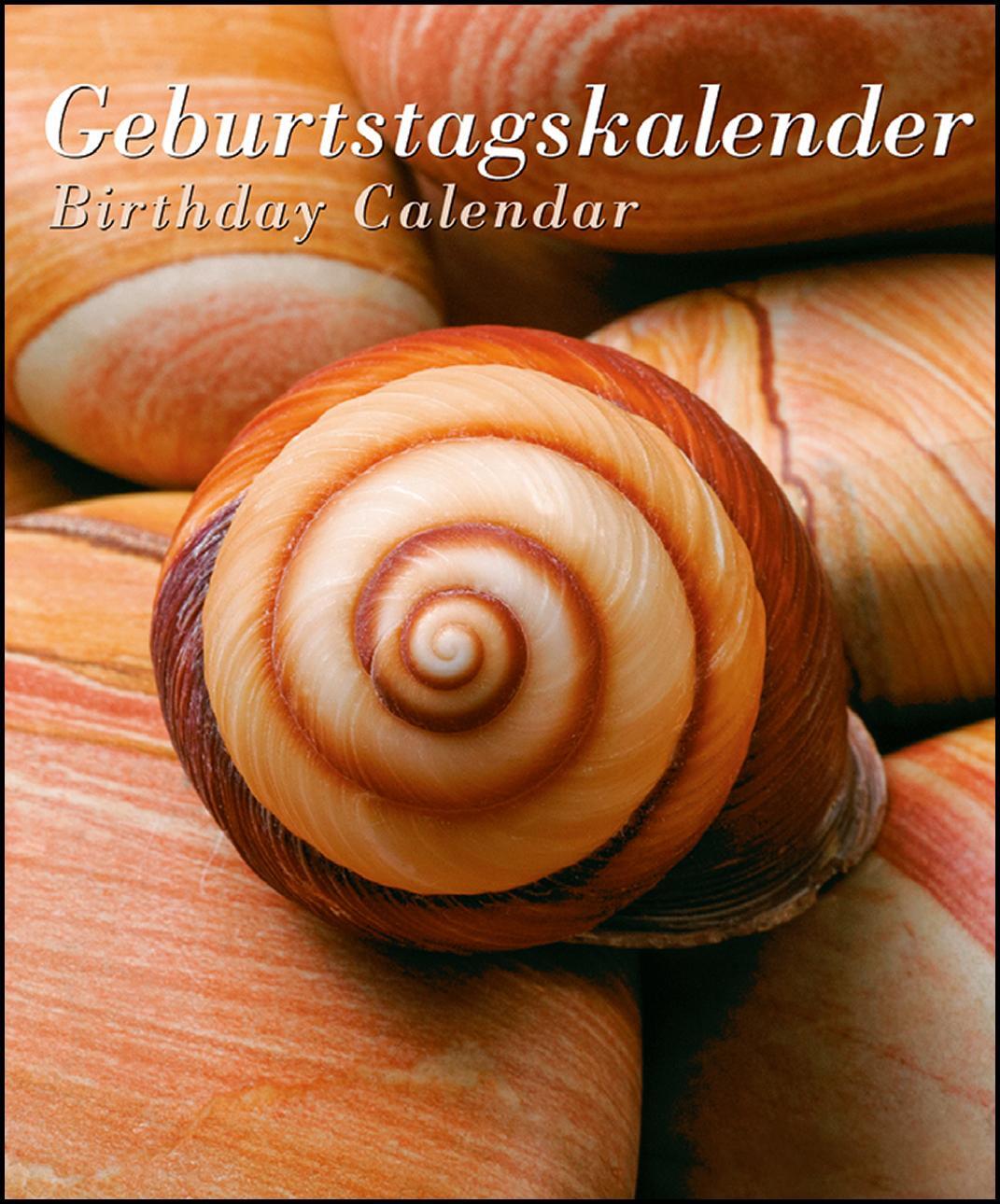 Cover: 9783832725198 | Shells &amp; Stones Geburtstagskalender | KG | Kalender | Spiralbindung