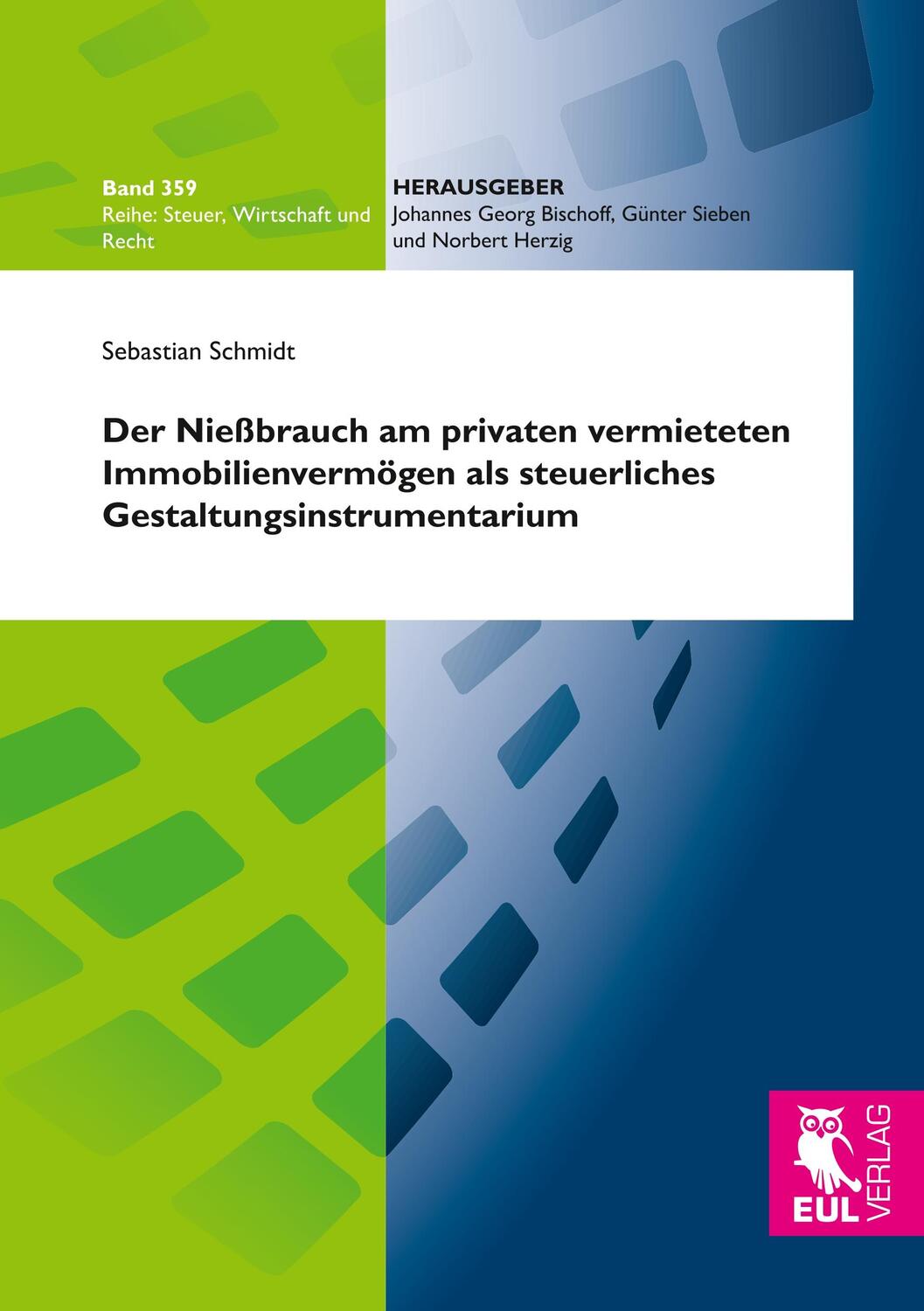 Cover: 9783844105704 | Der Nießbrauch am privaten vermieteten Immobilienvermögen als...