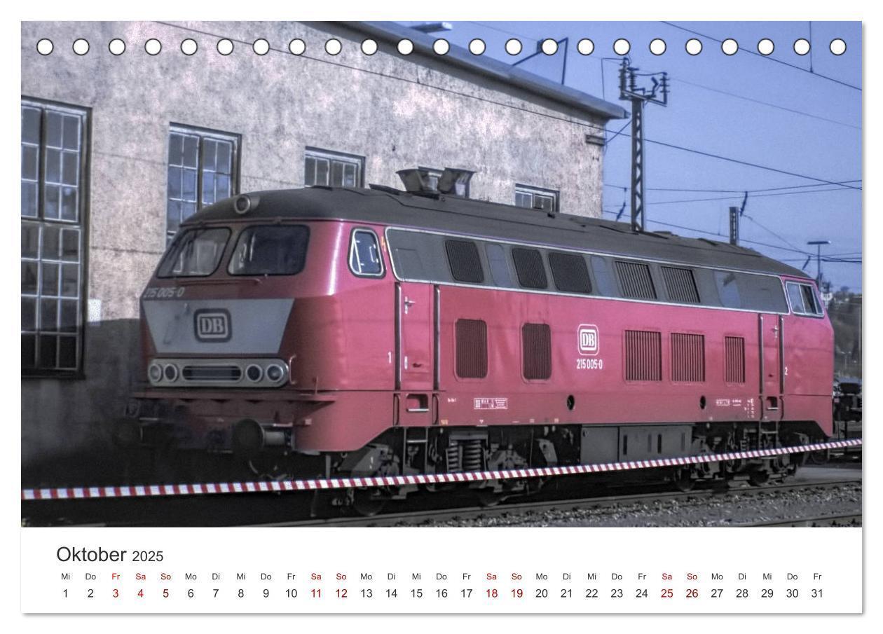 Bild: 9783435290413 | Deutsche Diesellokomotiven (Tischkalender 2025 DIN A5 quer),...