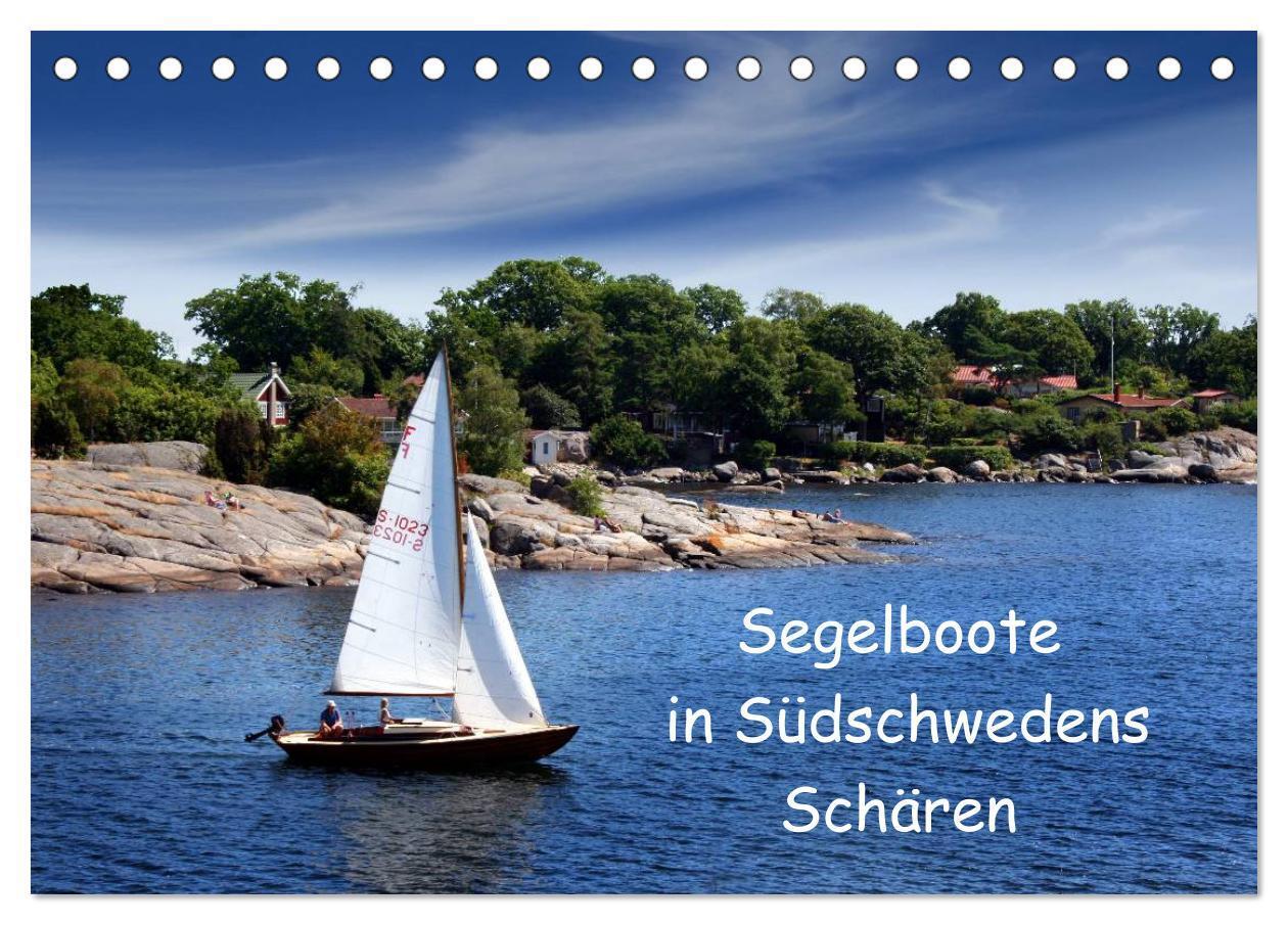 Cover: 9783435577903 | Segelboote in Südschwedens Schären (Tischkalender 2025 DIN A5...